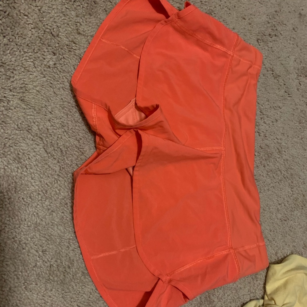 Burnt orange 2.5 inch lululemon speed ups